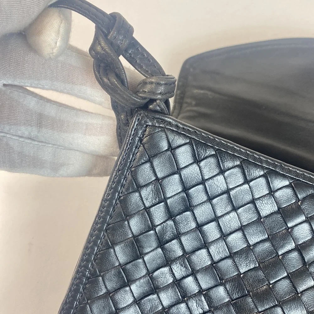 Authentic/Vintage Bottega Veneta Crossbody/Shoulder/clutch w/ matching wallet - Picture 9 of 16